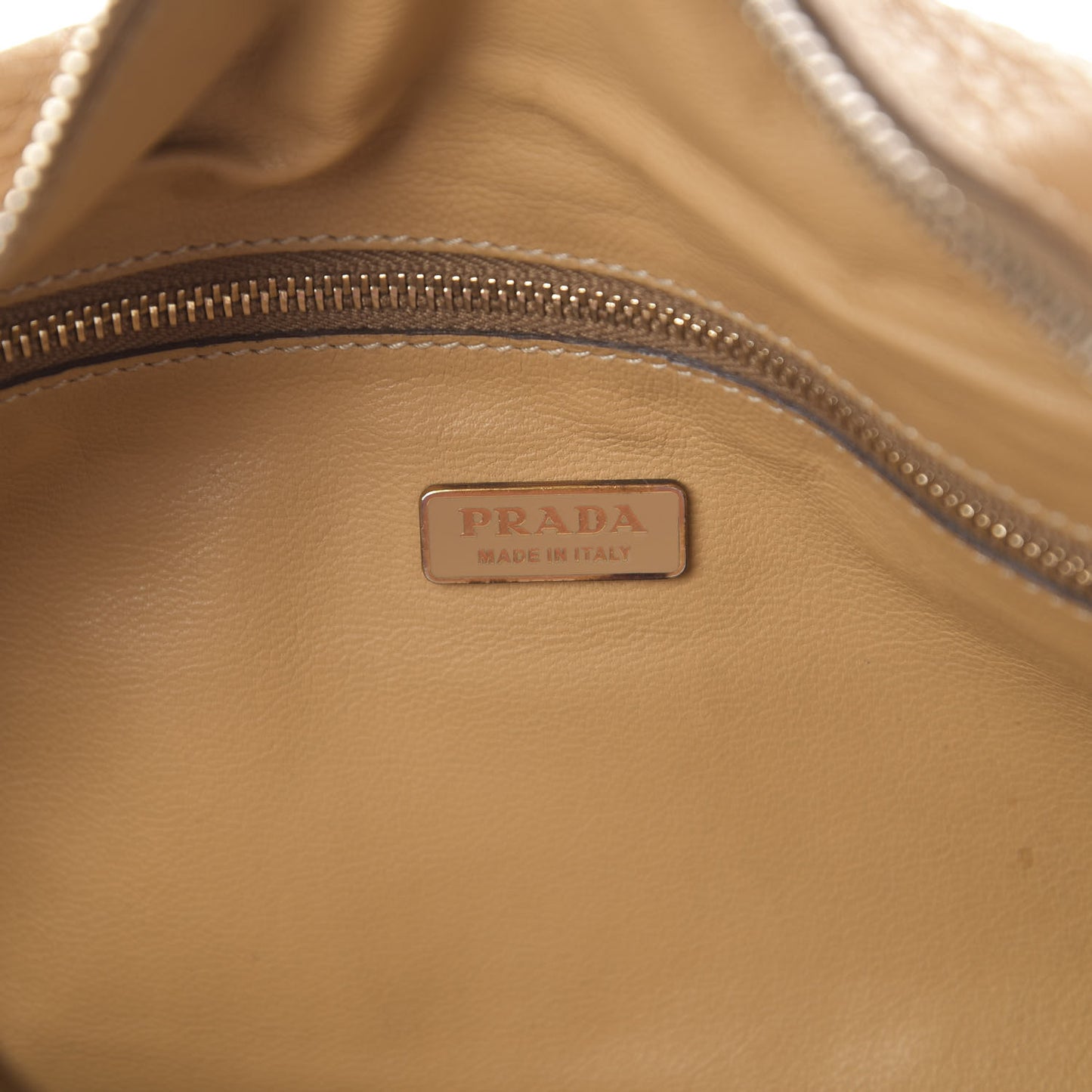 Vitello Daino Box Shoulder Bag Miele