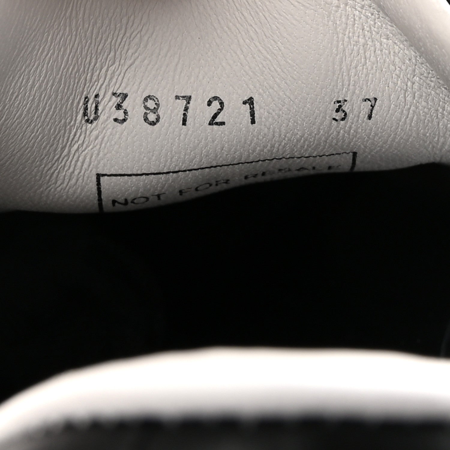 Chanel Calfskin CC Womens Sneakers 37 Black 9 of 10