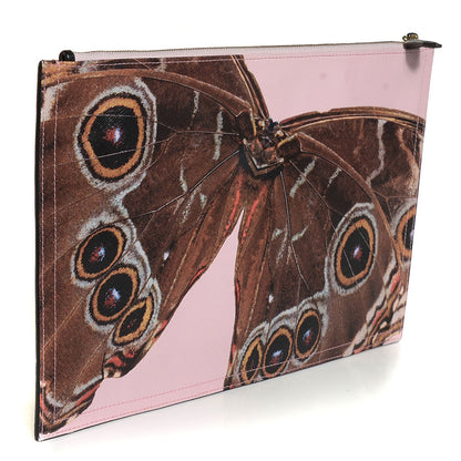 Givenchy Coated Canvas Butterfly Print Large Flat Zip Pouch Multicolor 3 of 9