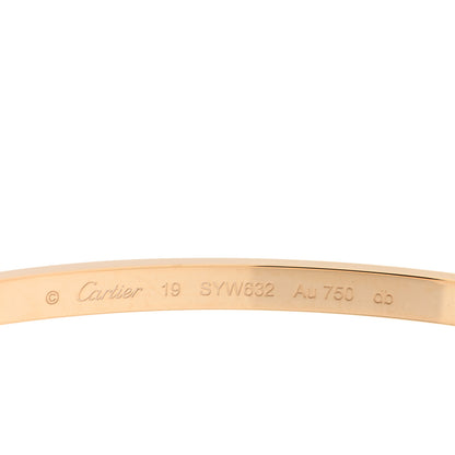 Cartier 18K Yellow Gold Small LOVE Bracelet 19 3 of 5