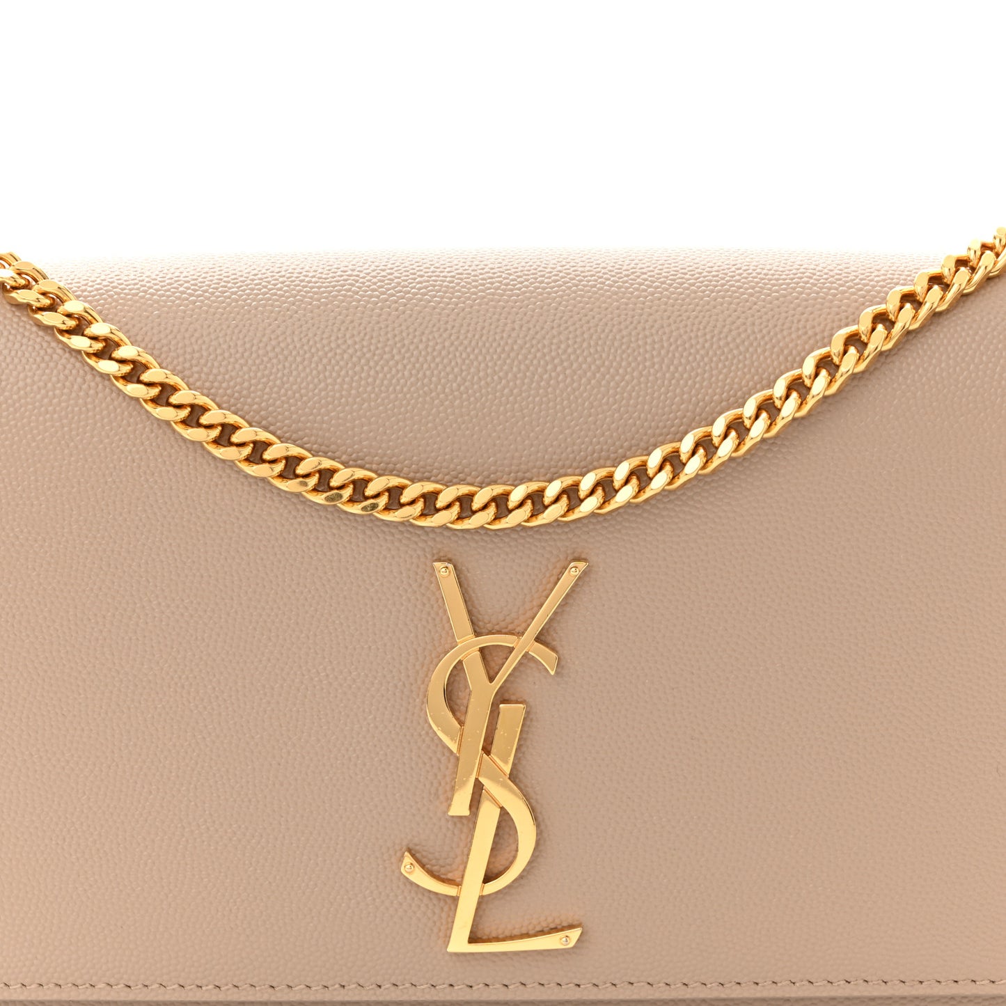 Grain De Poudre Medium Monogram Kate Satchel Nude Powder