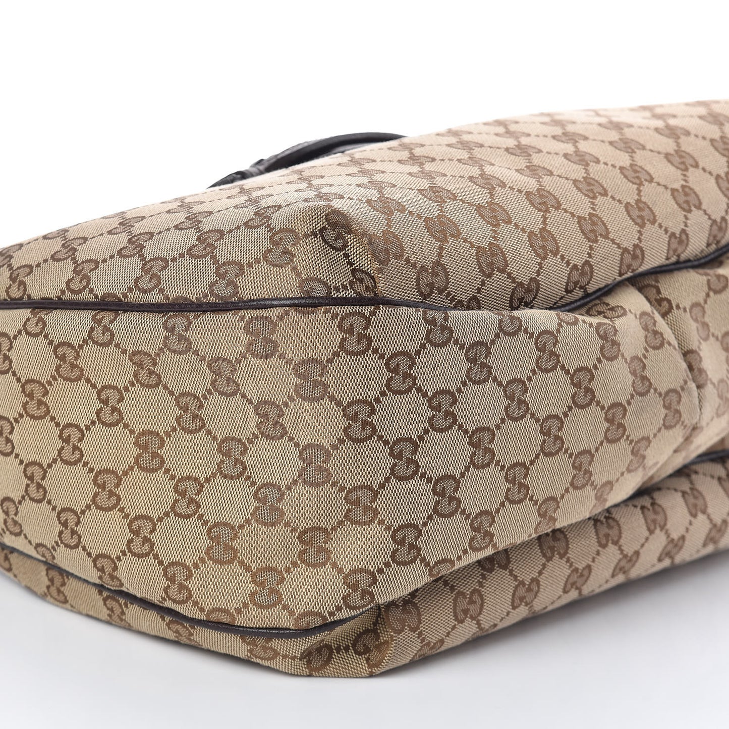 Monogram Web Medium Dressage Hobo Dark Brown