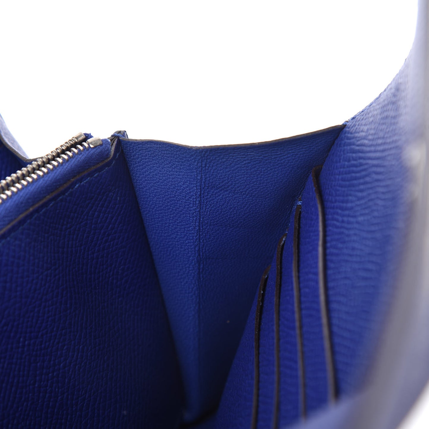 Epsom Kelly Longue Wallet Bleu Electrique