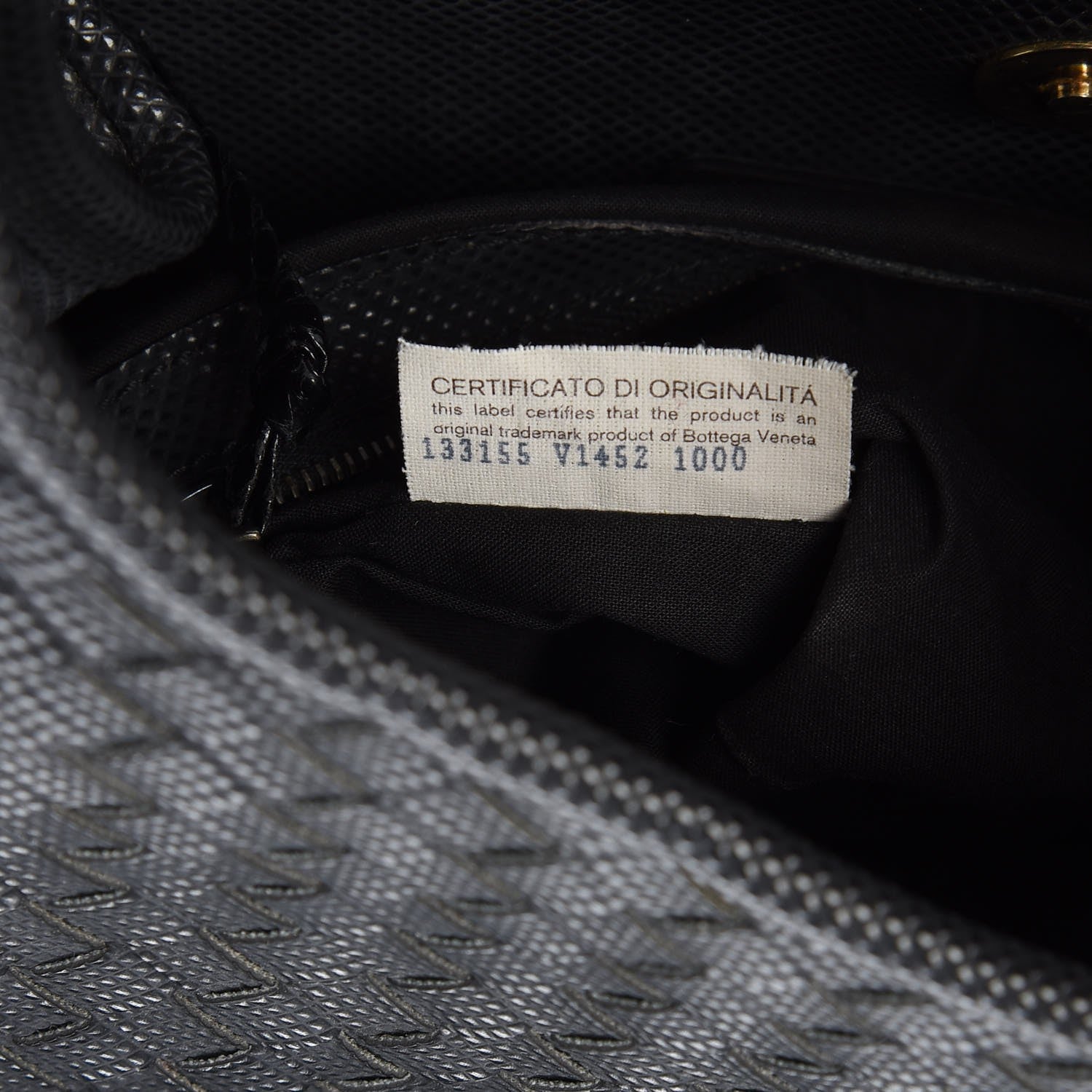 Bottega Veneta Nappa Intrecciato Moondust Medium Campana Nero Black 7 of 7
