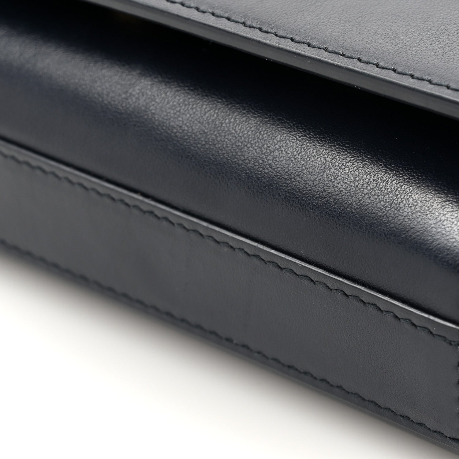 Saint Laurent Smooth Calfskin Monogram Kate Belt Bag Deep Marine Black 12 of 16