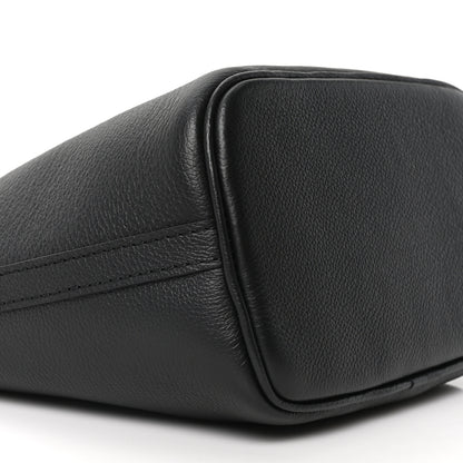 Louis Vuitton Calfskin Lock and Walk Bucket Black 8 of 9