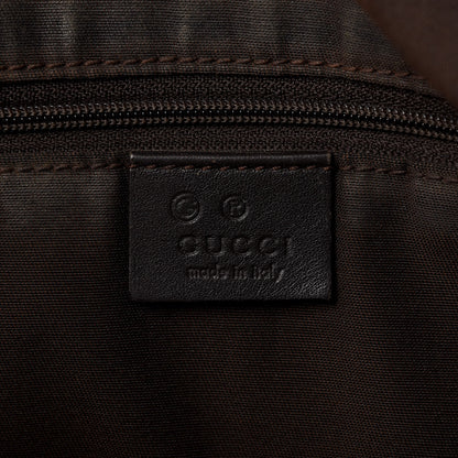 Gucci Monogram Denim Large Tote Brown 6 of 11