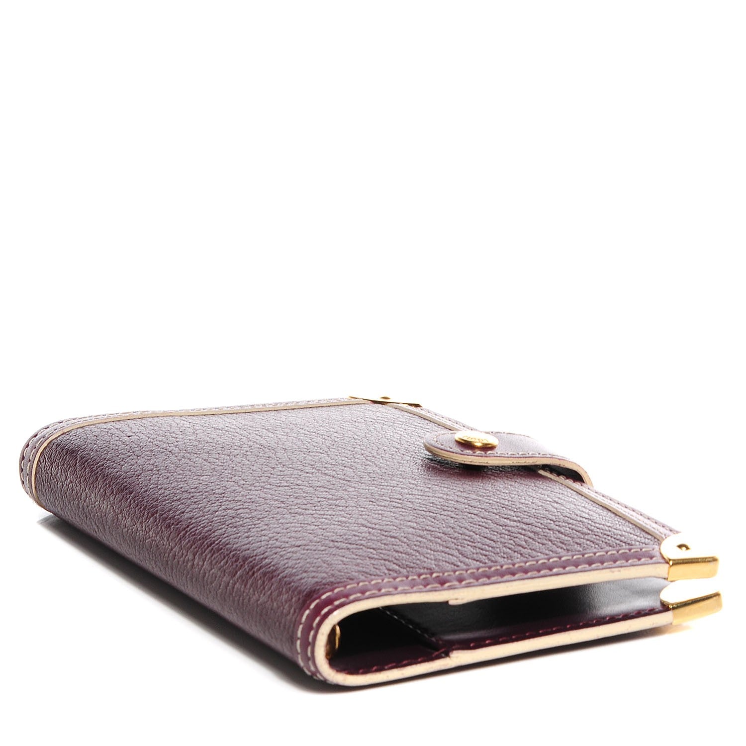 Louis Vuitton Suhali Small Ring Agenda Cover Prune 4 of 7