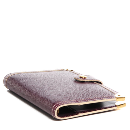 Louis Vuitton Suhali Small Ring Agenda Cover Prune 4 of 7