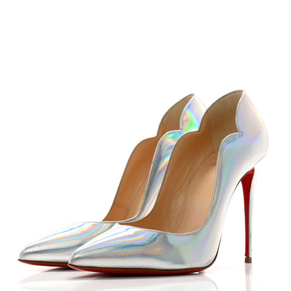 Christian Louboutin Specchio Laser So Kate 120 Pumps 39 Silver 3 of 12