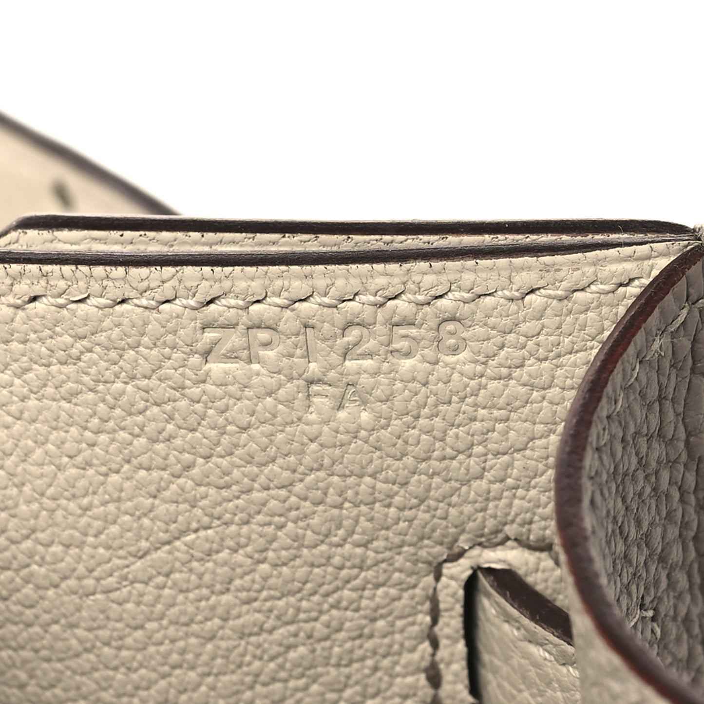 Togo Horseshoe Kelly Depeches 25 Pouch Etain Nata