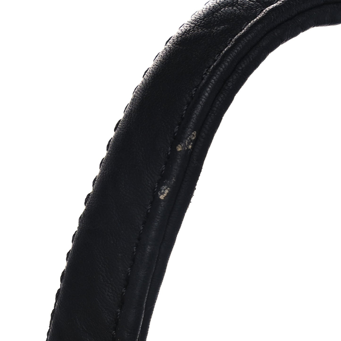 Pebbled Lambskin Rockie Black Iridescent Hardware