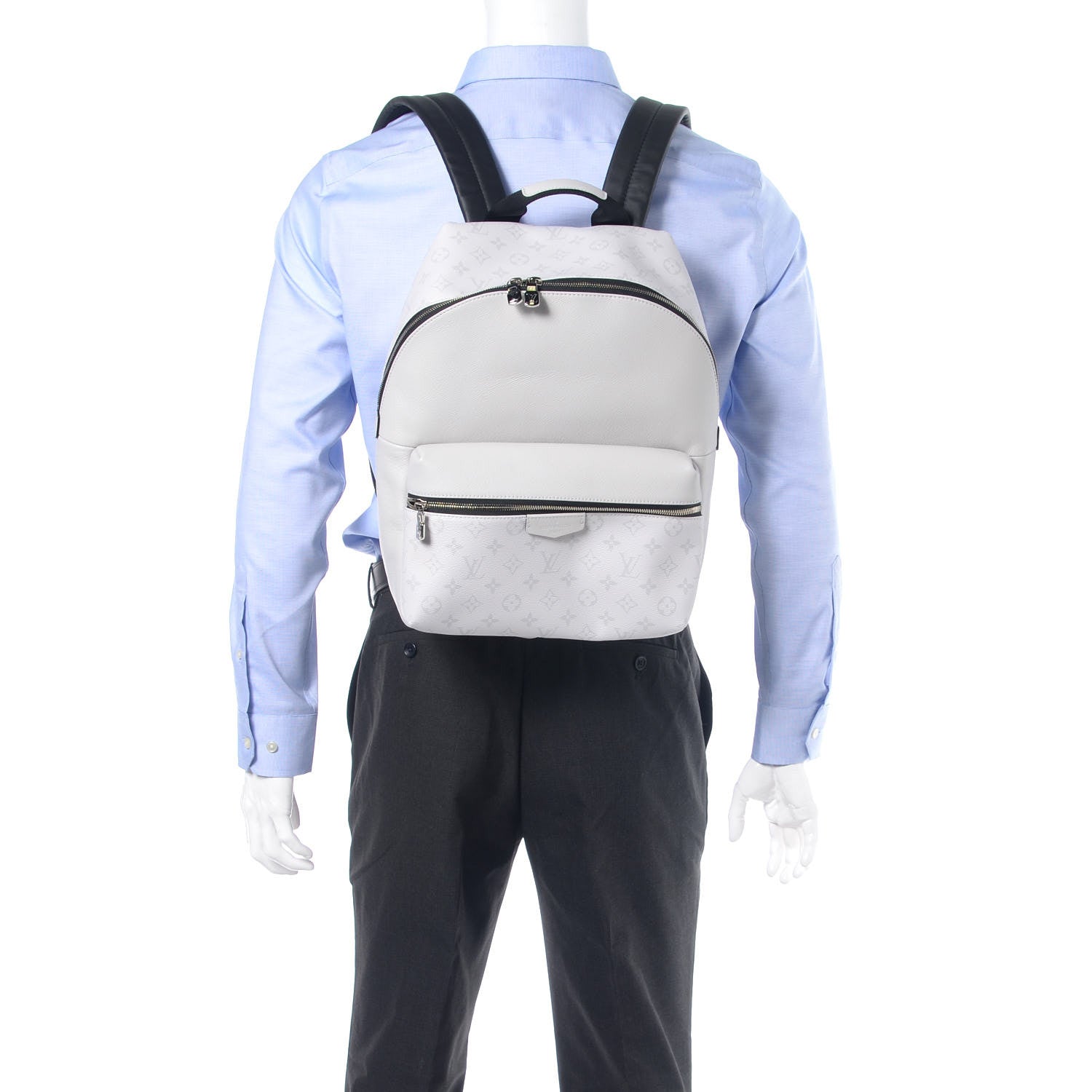Louis Vuitton Taiga Discover Backpack PM White 2 of 9