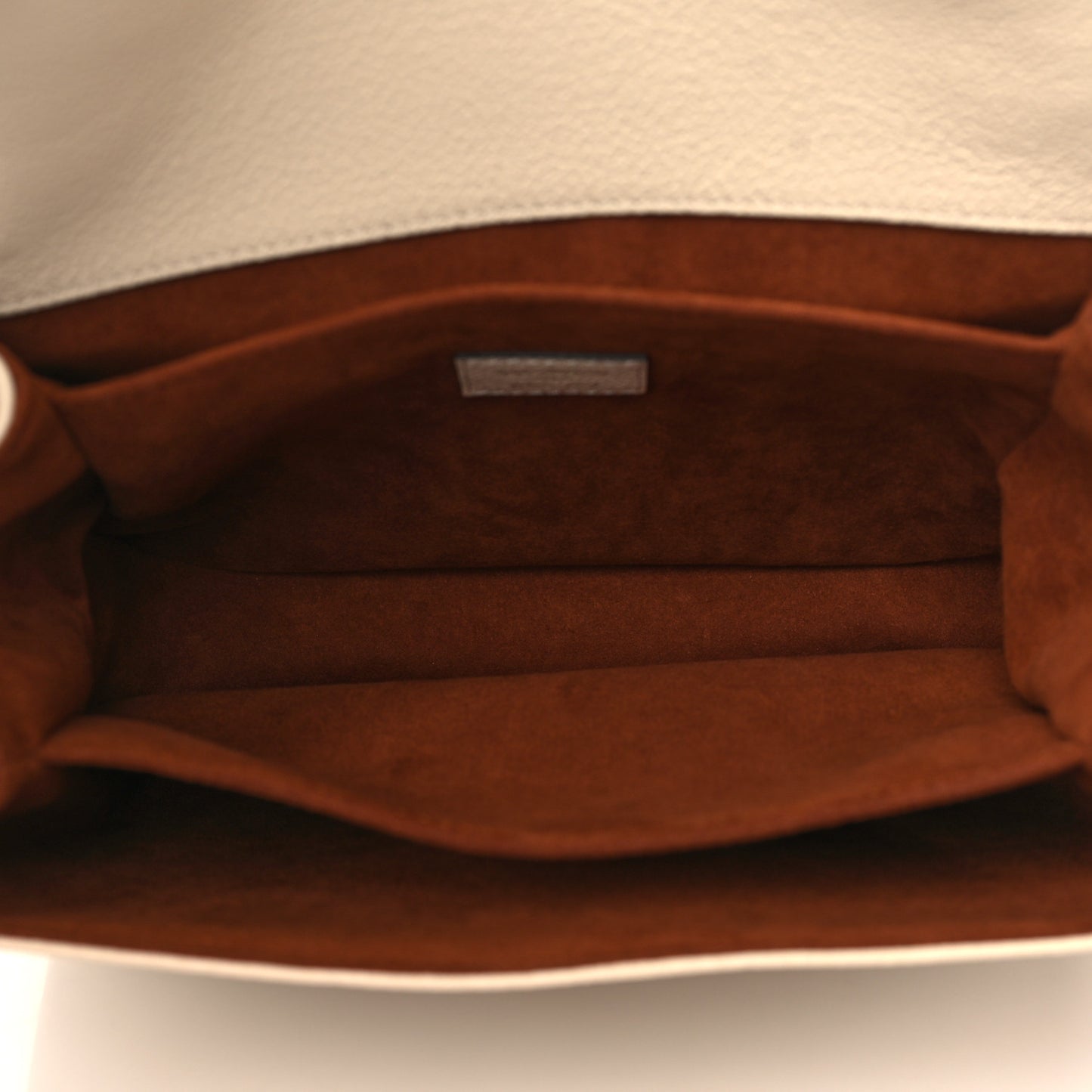 Empreinte Braided Pochette Metis Creme Beige Caramel