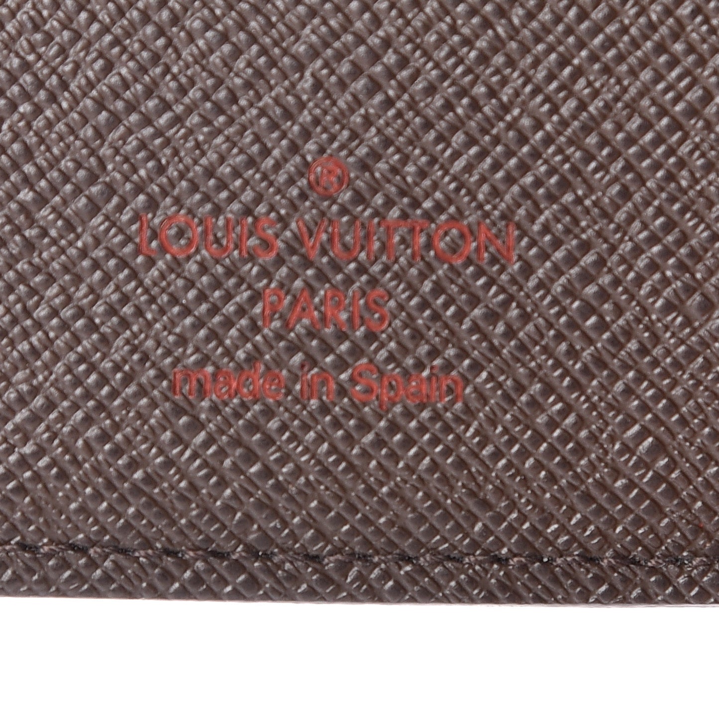 Damier Ebene Small Ring Agenda Cover