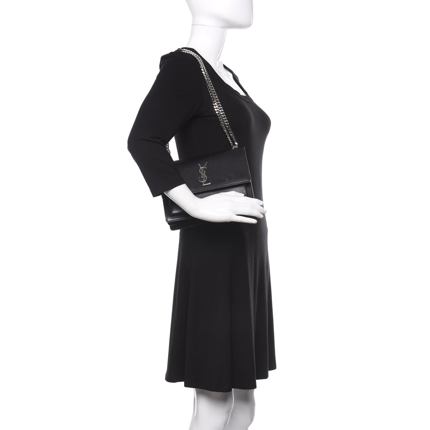 Calfskin Medium Monogram Sunset Black
