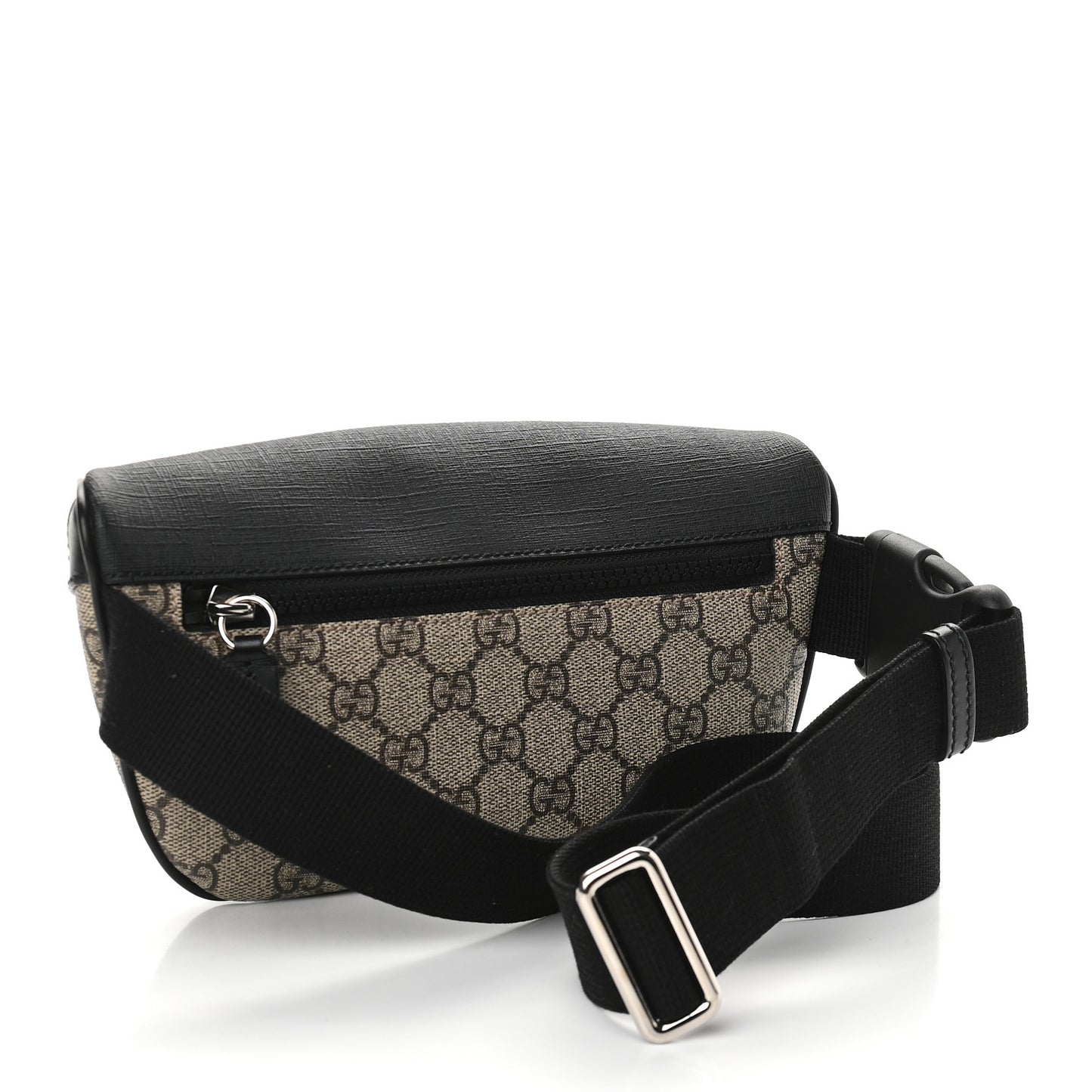 GG Supreme Monogram Belt Bag Black