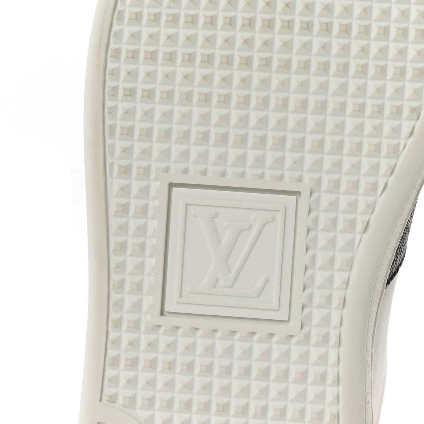 Monogram Stud Front Row Sneaker 37 White