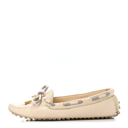 Louis Vuitton Calfskin Damier Azur Gloria Loafers 37 1 of 5