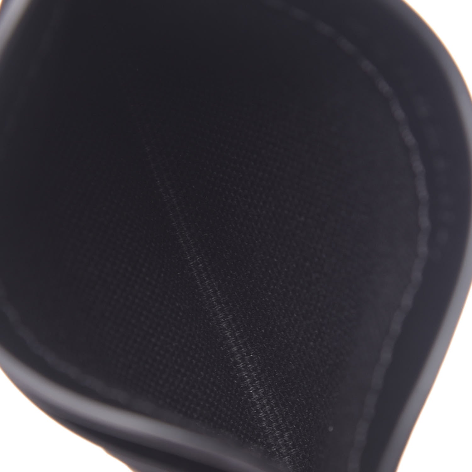 Burberry Soft Grain Calfskin Haymarket Check Izzy Card Case Black 5 of 6