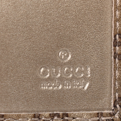 Gucci Metallic Guccissima Signature Passport Case Gold 6 of 8