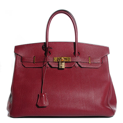 Hermes Fjord Birkin 35 Rouge H 1 of 27