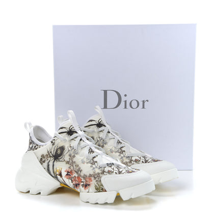 Christian Dior Neoprene Rubber Champetre Print Womens D-Connect Sneakers 40.5 White Multicolor 12 of 12
