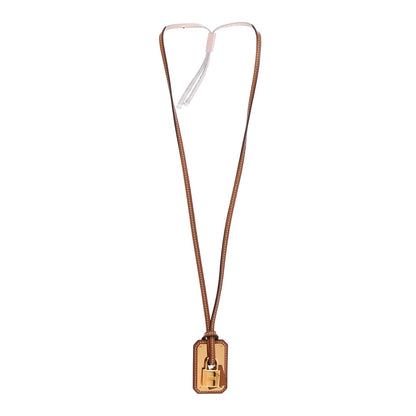 Hermes Swift Large O'Kelly Pendant Necklace Gold 3 of 9