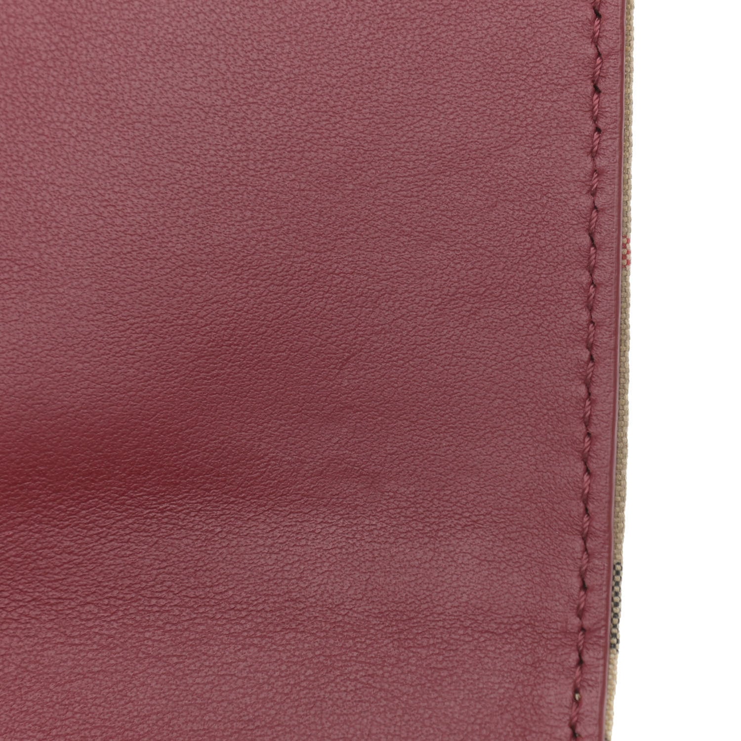 Burberry Calfskin Vintage Check Hayes Crossbody Parade Red 11 of 11