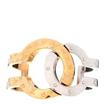 Louis Vuitton Interlocking Bracelet Gold Silver 1 of 8