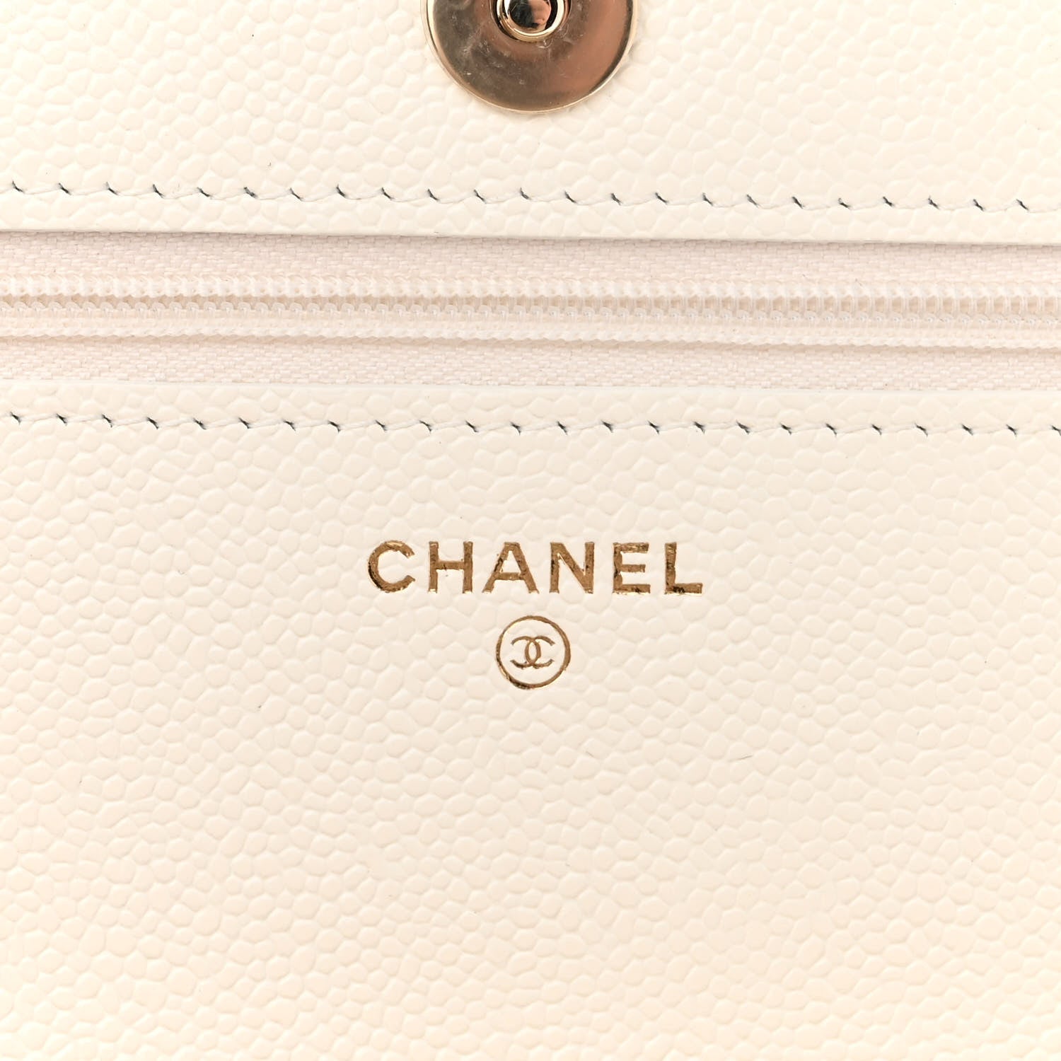 Chanel Caviar Quilted Multi Chain Wallet On Chain WOC White 6 of 12