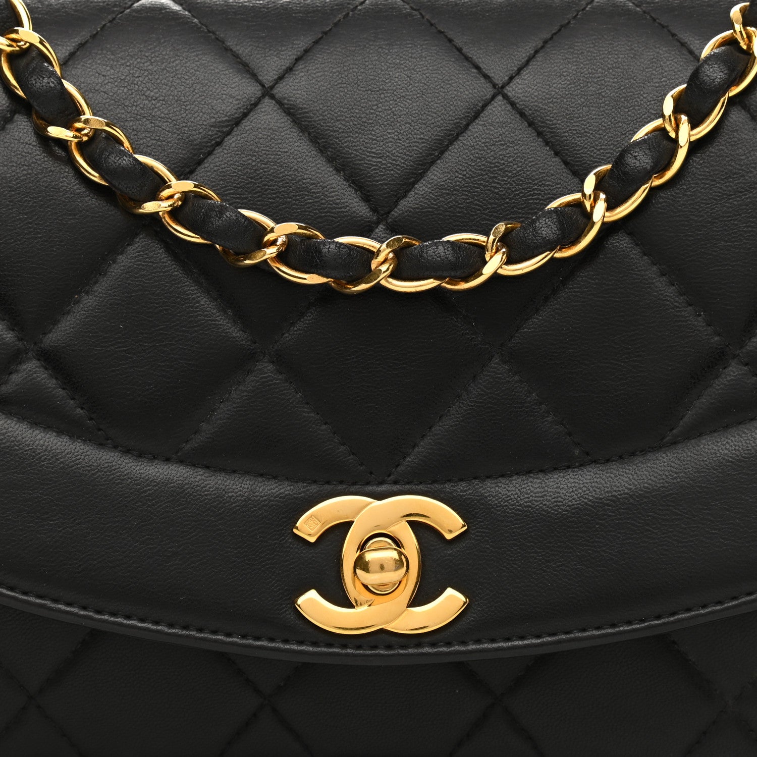 Chanel Lambskin Quilted Small Single Flap Black 8 of 8