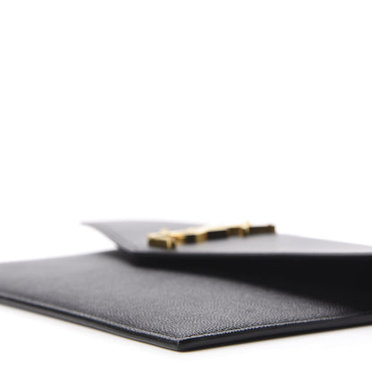 Saint Laurent Grain De Poudre Uptown Pouch Black 7 of 10