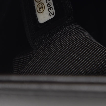 Chanel Lambskin Quilted Medium Boy Flap Black 7 of 10