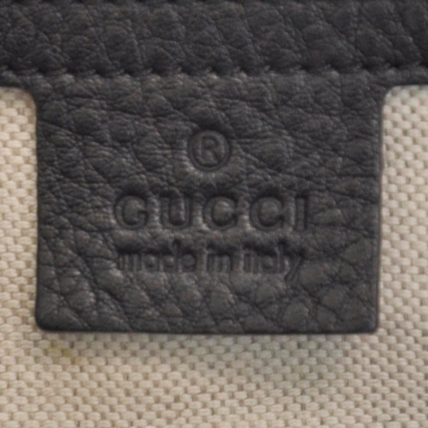 Gucci Leather Vintage Web Boston Black 7 of 8