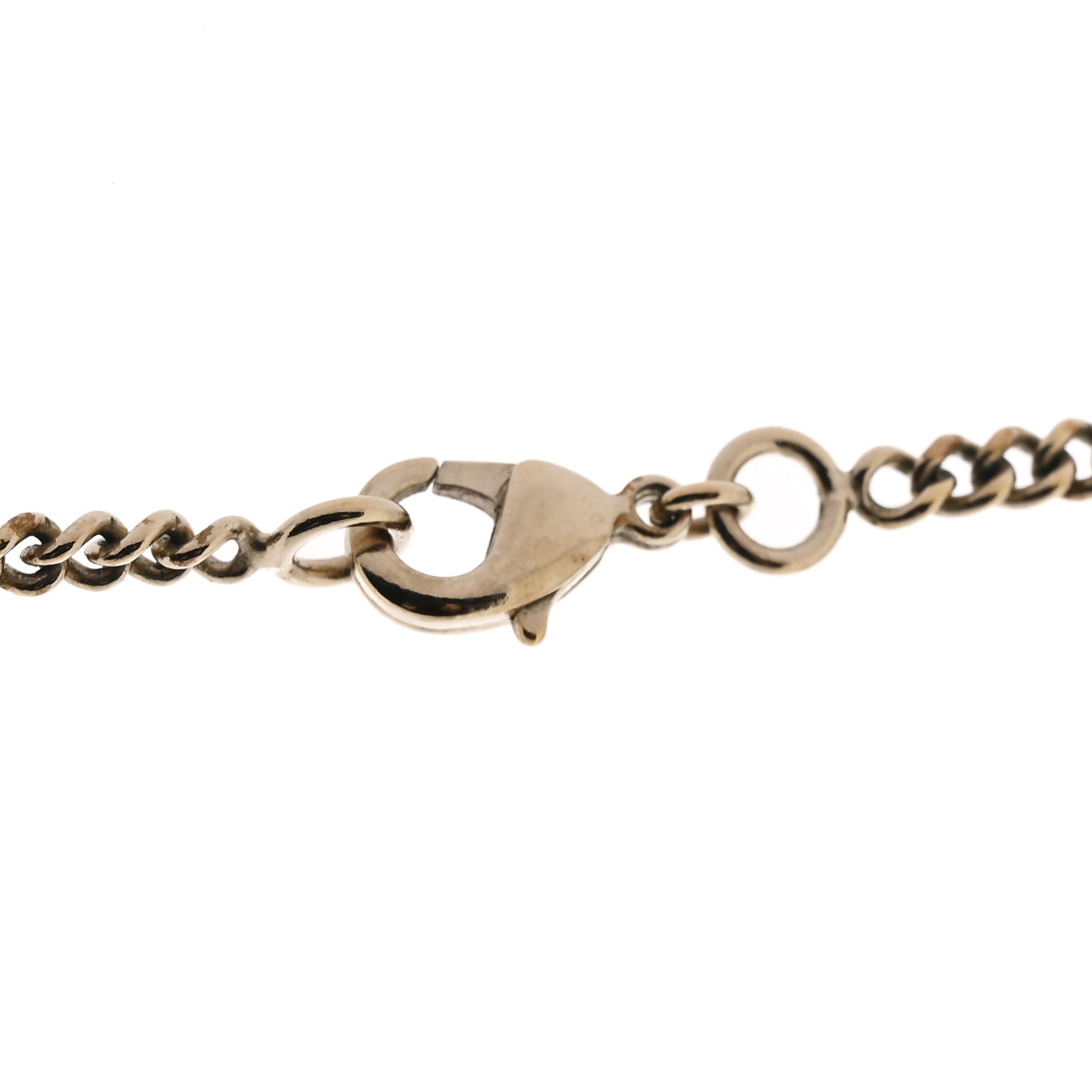 Chanel Pearl Crystal CC Pendant Necklace Gold 5 of 6