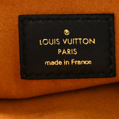 Louis Vuitton Lambskin Embossed Monogram Coussin MM Black 8 of 13