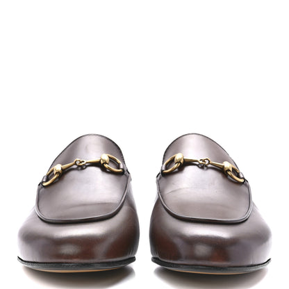 Gucci Calfskin Womens Princetown Slippers 38.5 Brown 2 of 9