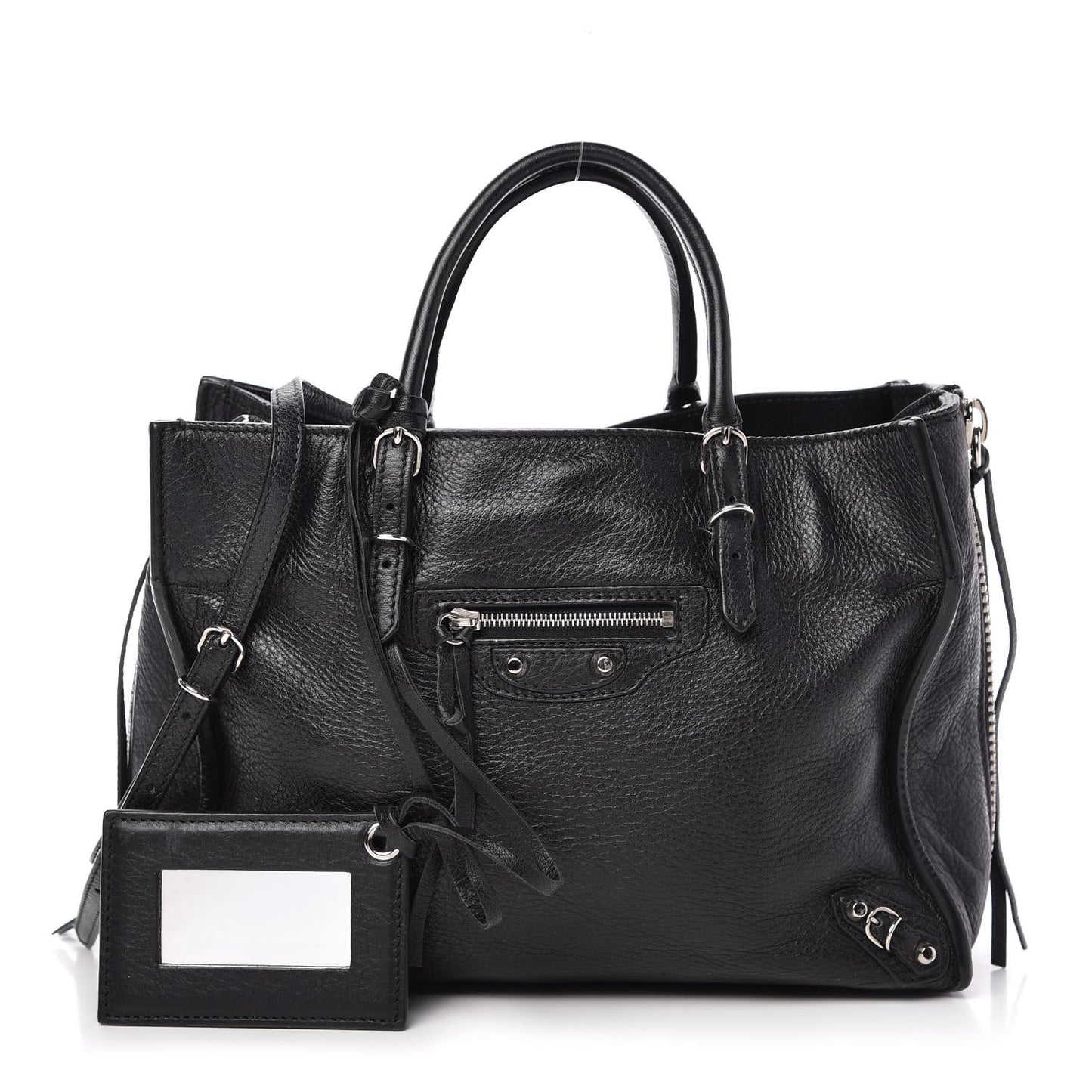 Veau Papier A6 Zip Around Tote Black
