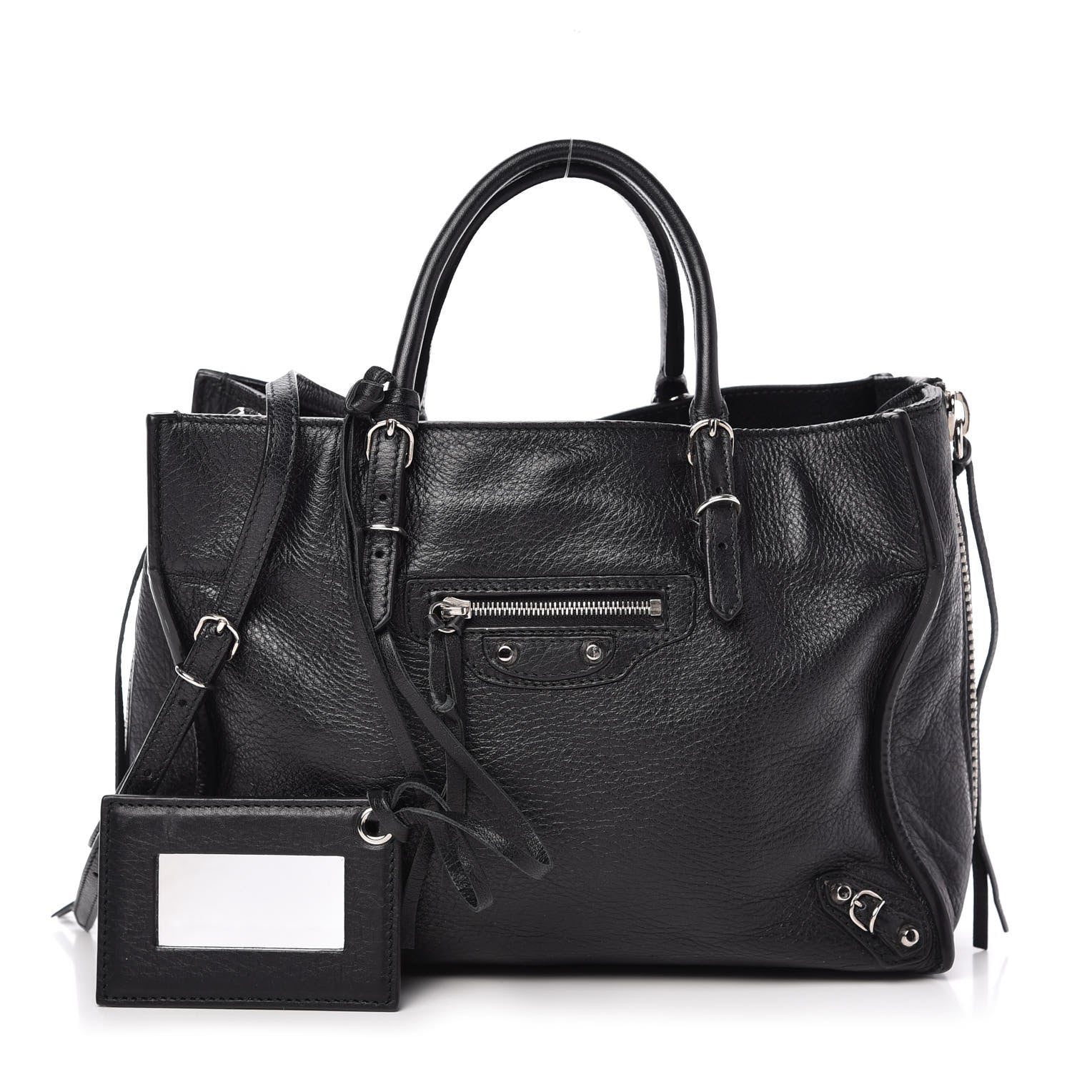 Balenciaga Veau Papier A6 Zip Around Tote Black 1 of 9