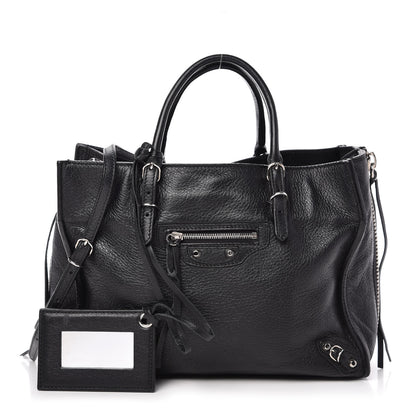 Balenciaga Veau Papier A6 Zip Around Tote Black 1 of 9