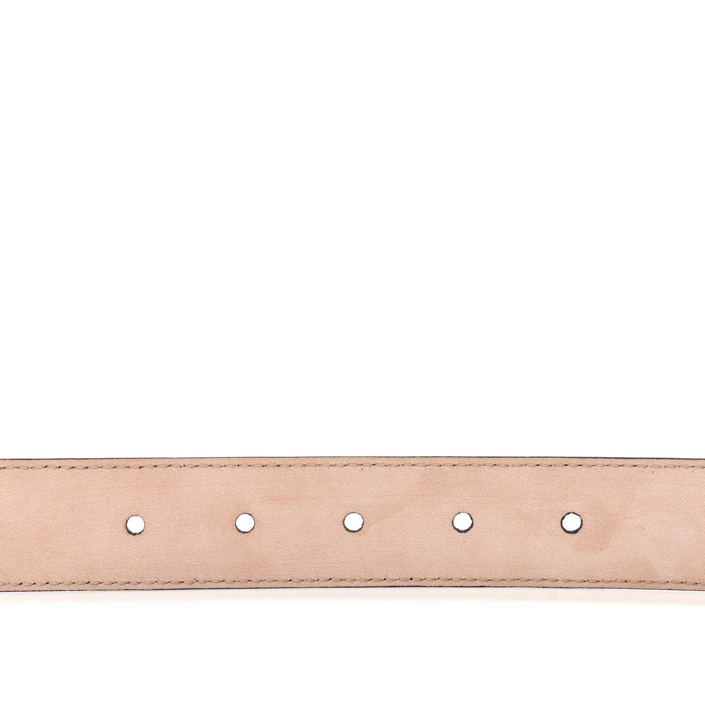 Textured Dollar Calfskin 30mm Belt 100 40 Black