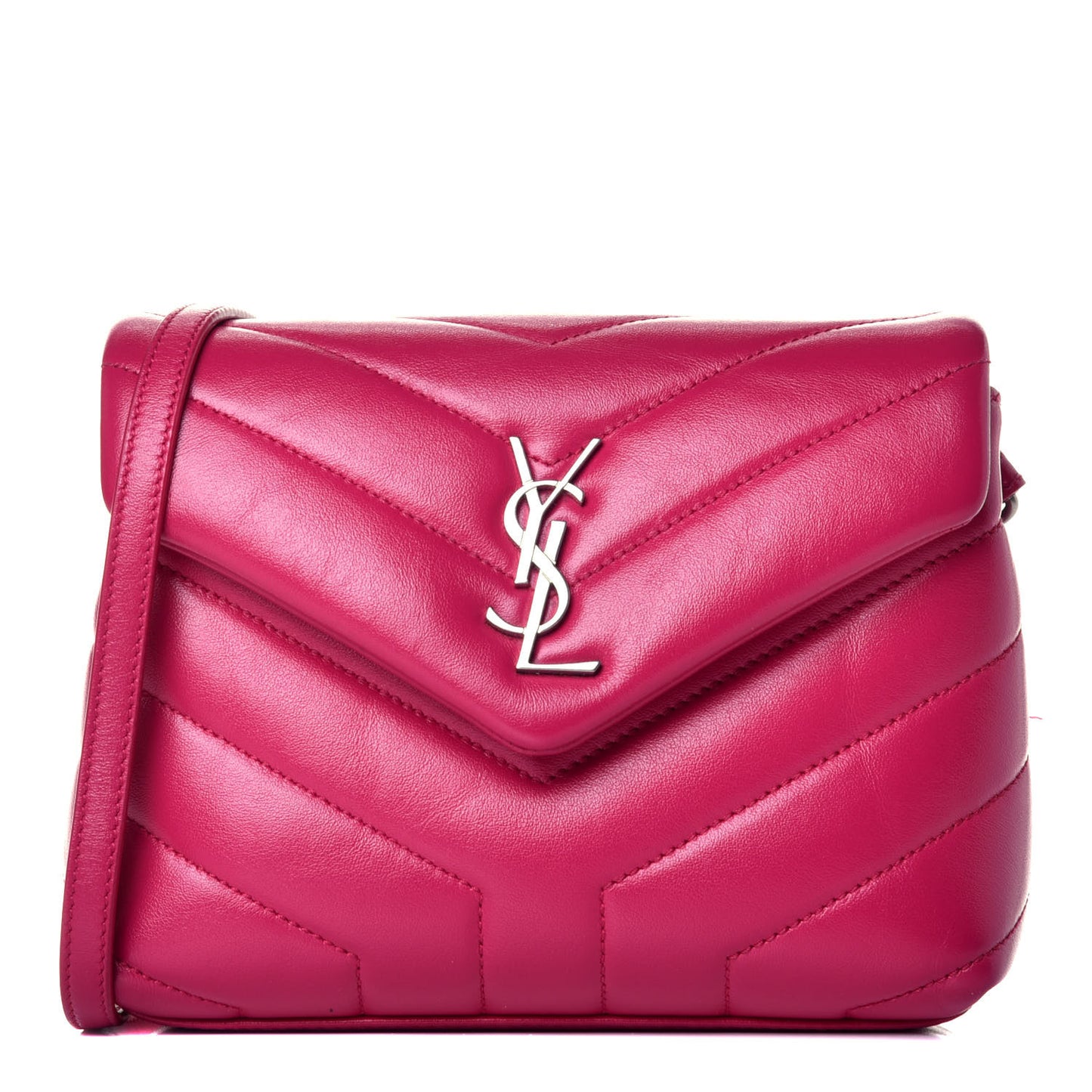 Calfskin Y Quilted Monogram Toy Loulou Crossbody Bag Freesia