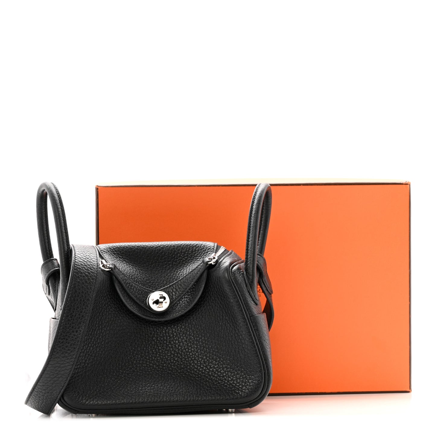 Taurillon Clemence Mini Lindy 20 Black