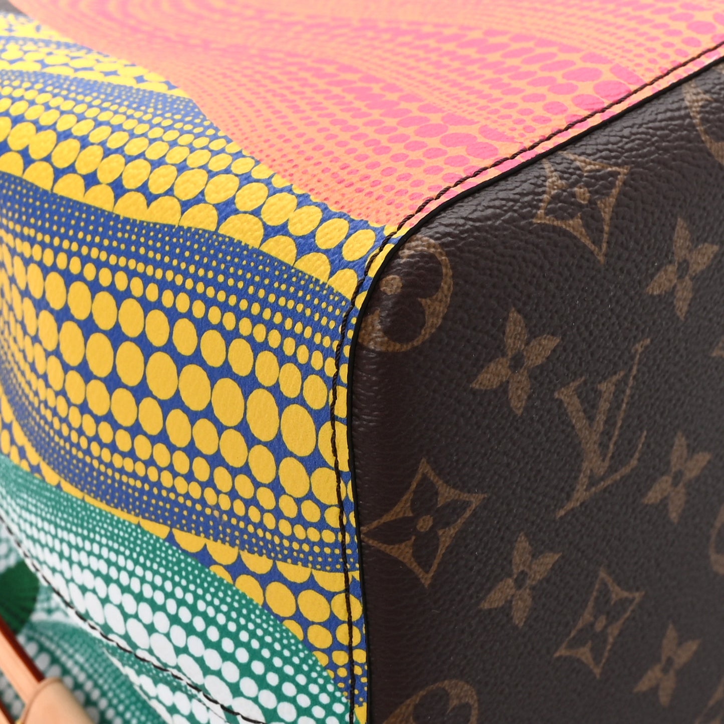 LV X YK Monogram Kusama Pumpkin Neonoe MM