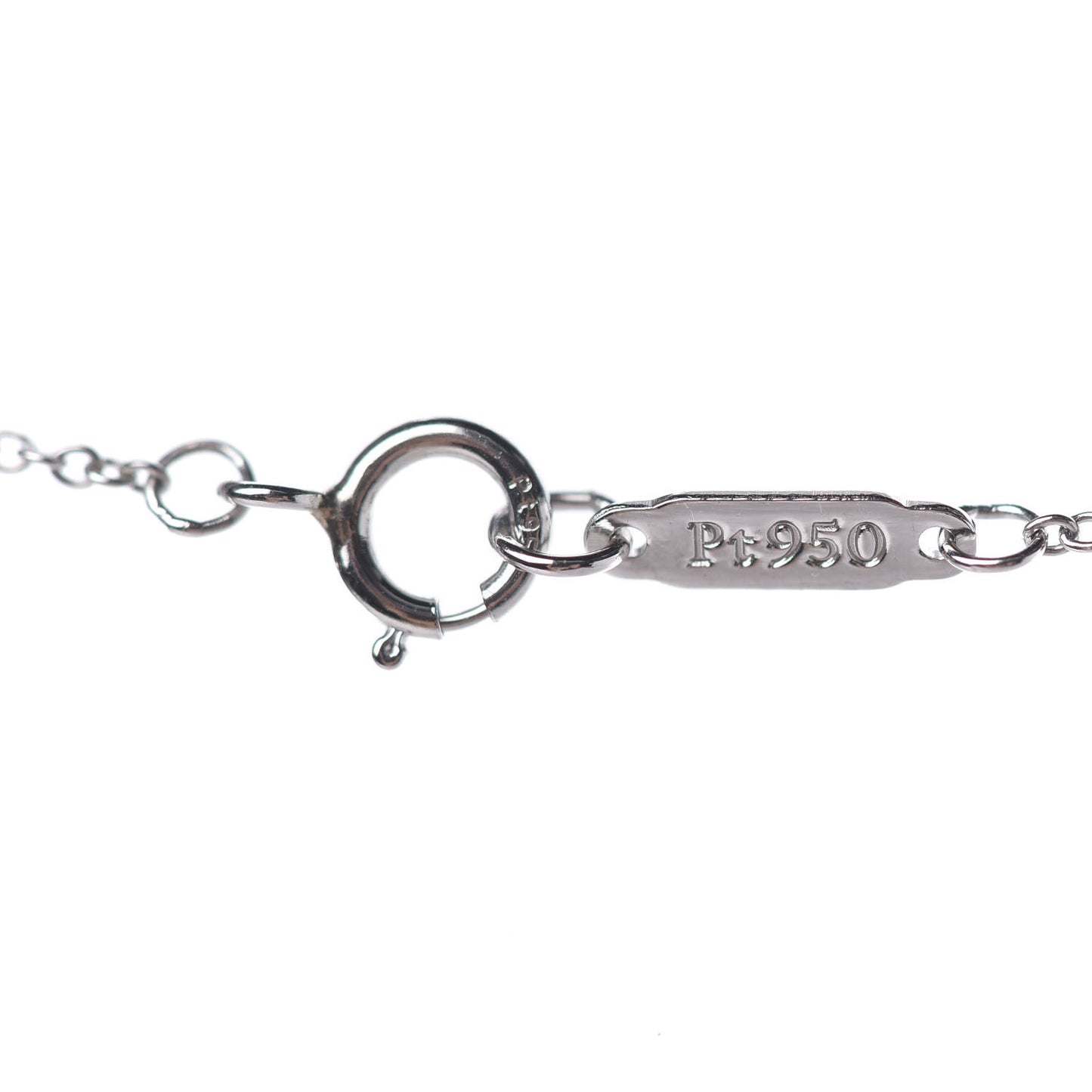 Platinum Blue Sapphire Schlumberger Lynn Pendant Necklace