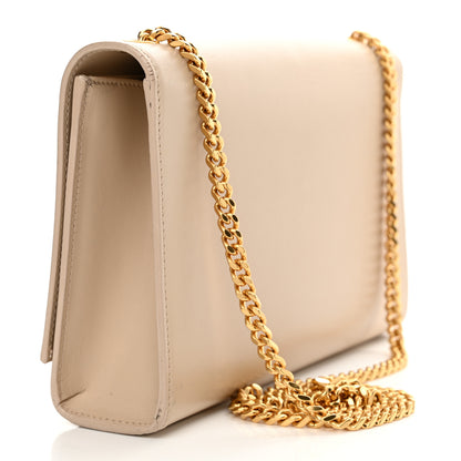 Saint Laurent Smooth Calfskin Medium Classic Monogram Kate Tassel Satchel Nude Powder 3 of 14