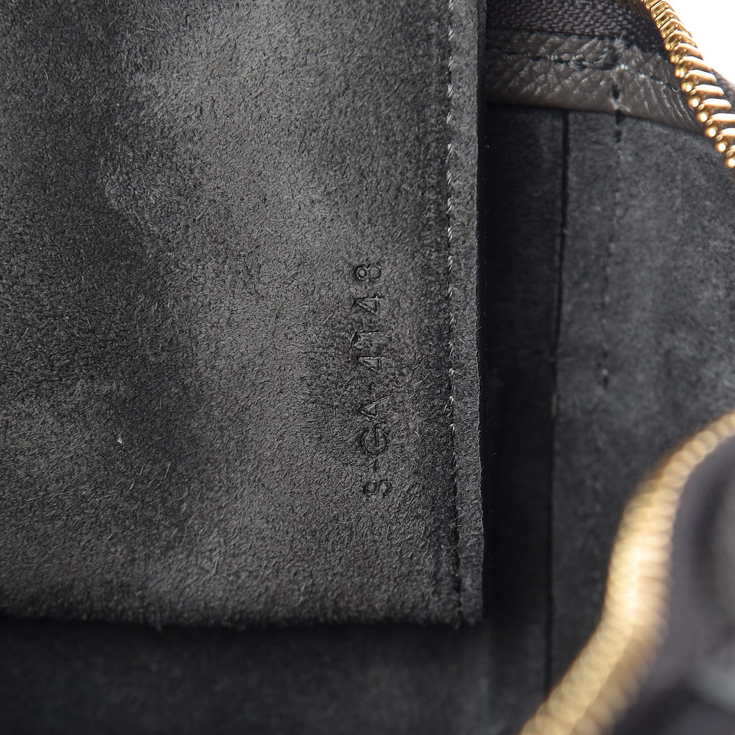Baby Grained Calfskin Micro Belt Bag Grey