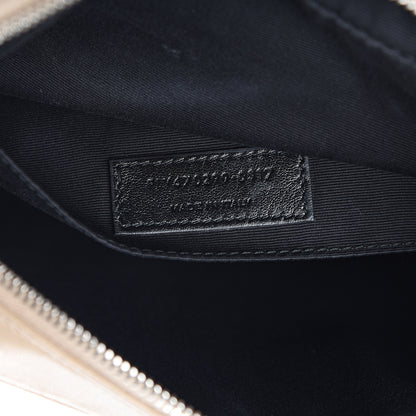 Saint Laurent Lambskin Monogram Small Lou Camera Bag Dark Beige 7 of 9