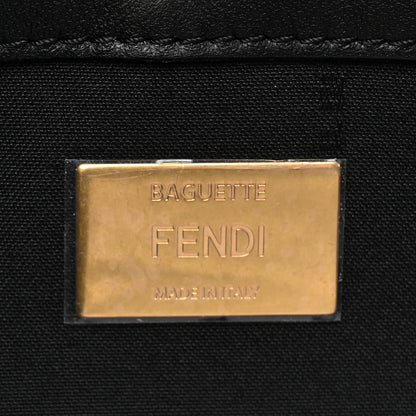 Fendi Nappa FF 1974 Embossed Baguette Black 6 of 11